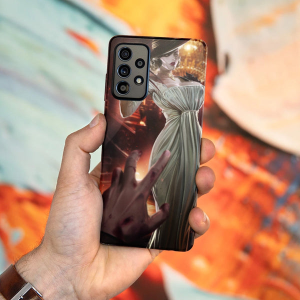 Husa compatibila cu Samsung Galaxy A73 5G model Lady Dimitrescu Resident Evil, Silicon, TPU, Viceversa