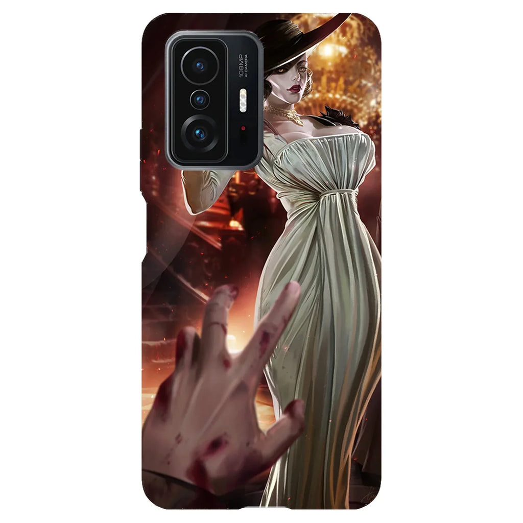 Husa compatibila cu Xiaomi Mi 10T Pro 5G model Lady Dimitrescu Resident Evil, Silicon, TPU, Viceversa - Viceversa