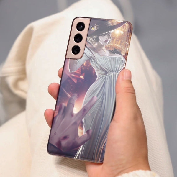 Husa Samsung Galaxy S21 FE model Lady Dimitrescu Resident Evil, Silicon, TPU, Viceversa