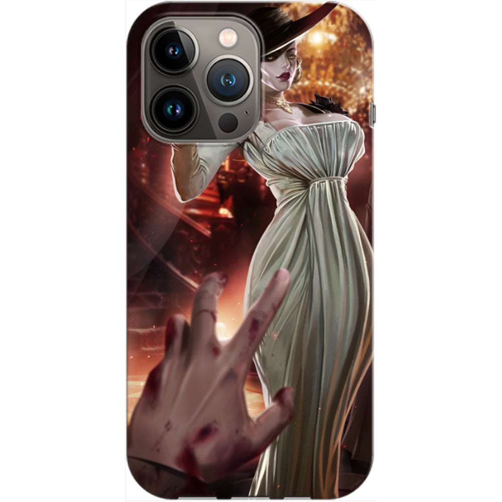 Husa Apple iPhone 11 Pro Max model Lady Dimitrescu Resident Evil, Silicon, TPU, Viceversa