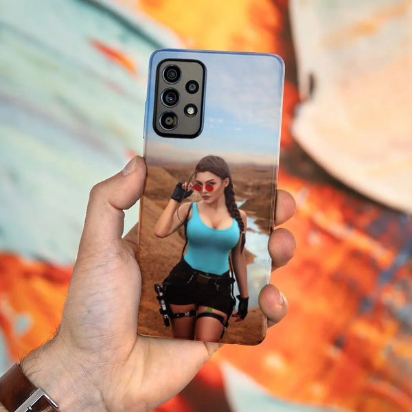 Husa Samsung Galaxy A32 4G model Lara Croft, Silicon, TPU, Viceversa - Viceversa