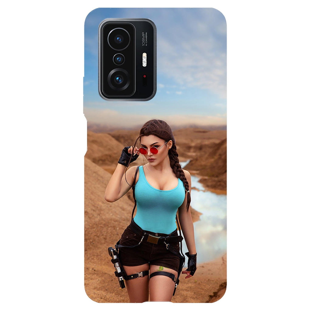 Husa compatibila cu Xiaomi Mi 11 Lite model Lara Croft, Silicon, TPU, Viceversa
