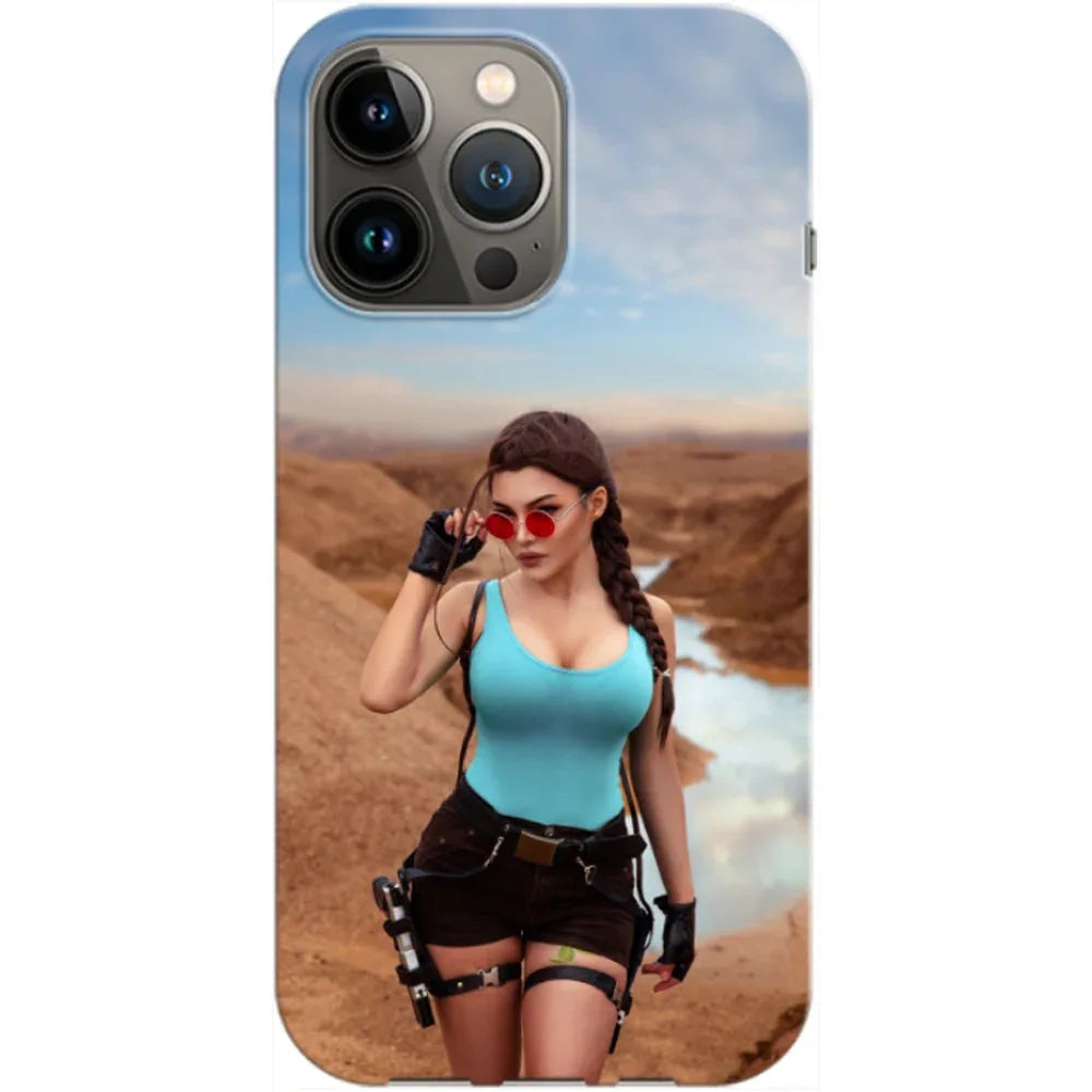 Husa Apple iPhone 11 Pro model Lara Croft, Silicon, TPU, Viceversa - Viceversa