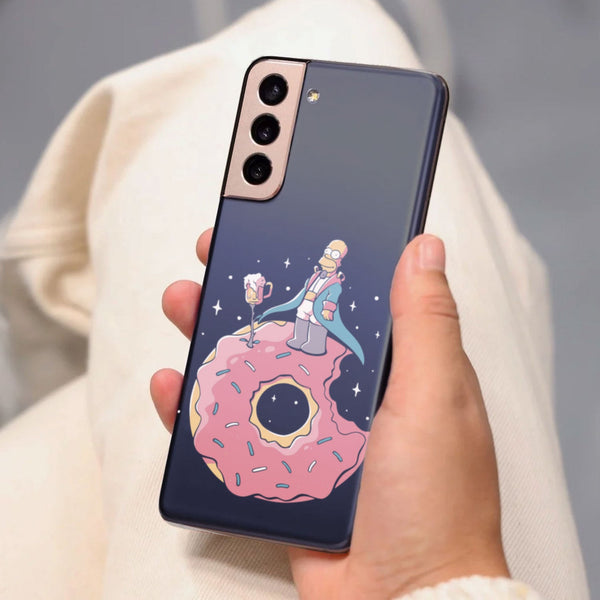 Husa compatibila cu Samsung Galaxy S21 FE model Le petit Homer, Silicon, TPU, Viceversa