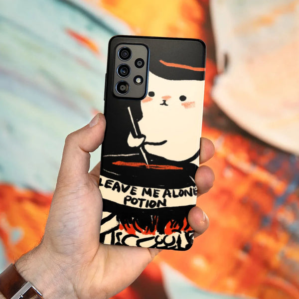 Husa compatibila cu Samsung Galaxy A53 5G model Leave me alone potion, Silicon, TPU, Viceversa - Viceversa