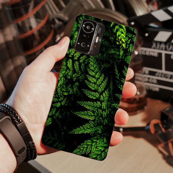 Husa compatibila cu Xiaomi Mi 11 Lite model Leaves, Silicon, TPU, Viceversa