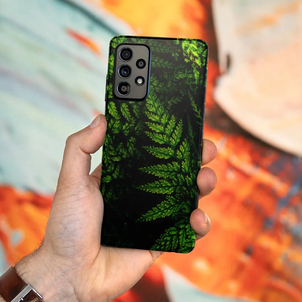 Husa compatibila cu Samsung Galaxy A22 4G model Leaves, Silicon, TPU, Viceversa - Viceversa