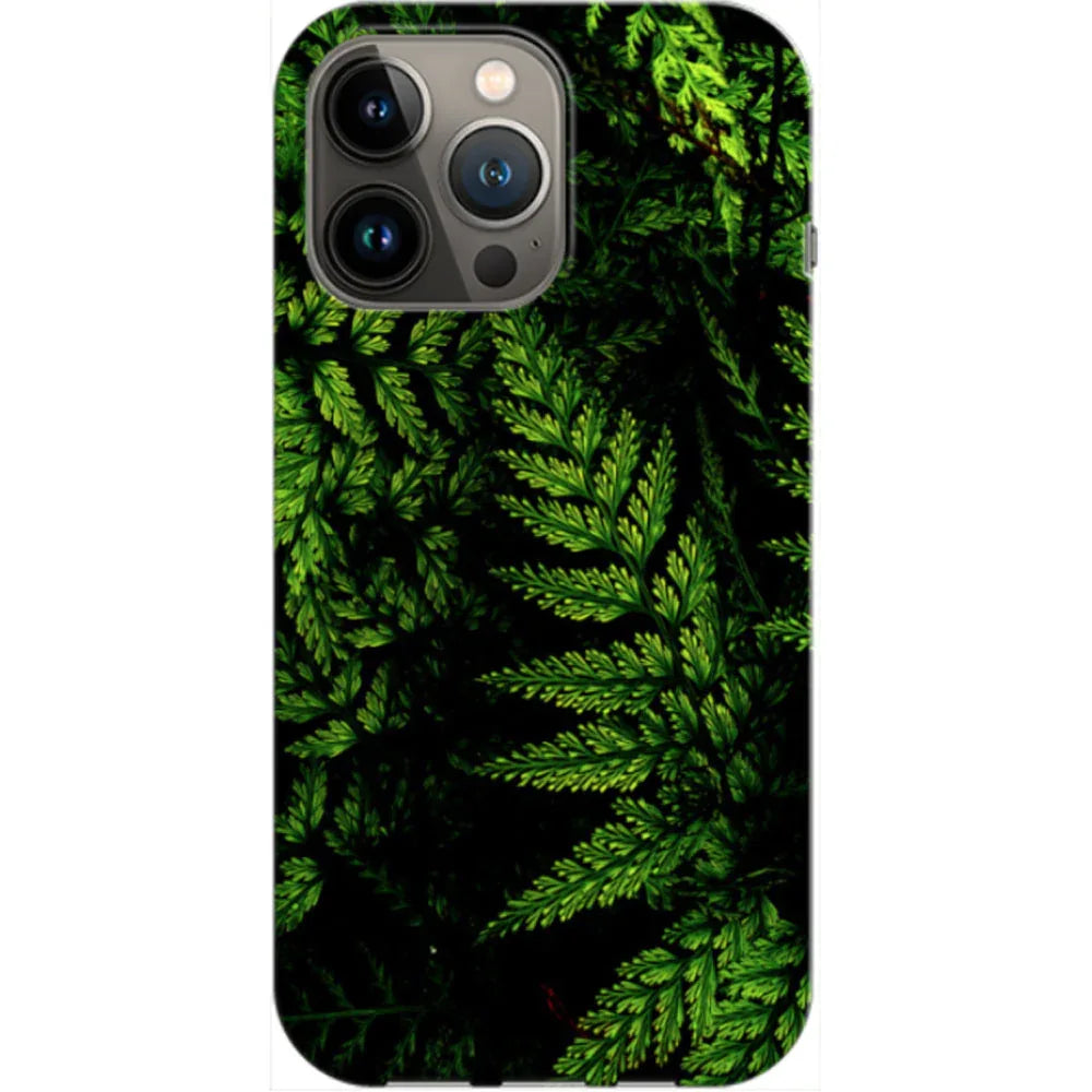 Husa compatibila cu Apple iPhone 14 Pro Max model Leaves, Silicon, TPU, Viceversa - Viceversa