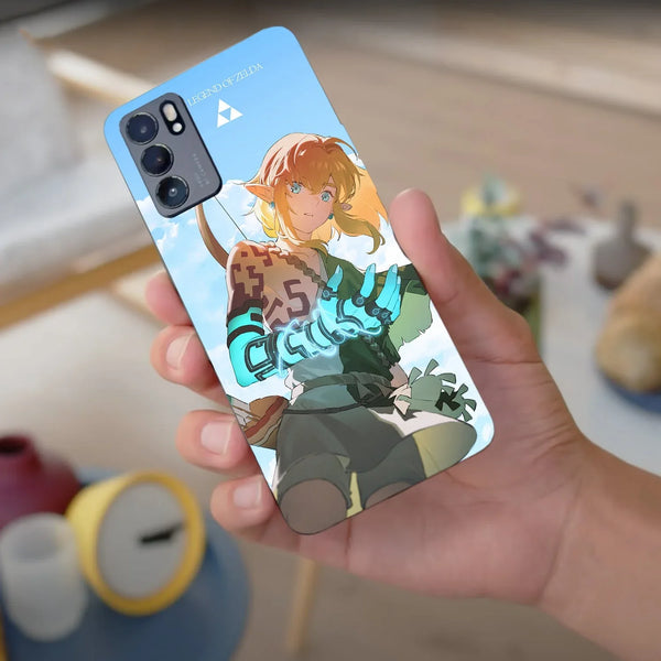 Husa compatibila cu Oppo Find X3 model Link Legend of Zelda, Silicon, TPU, Viceversa - Viceversa