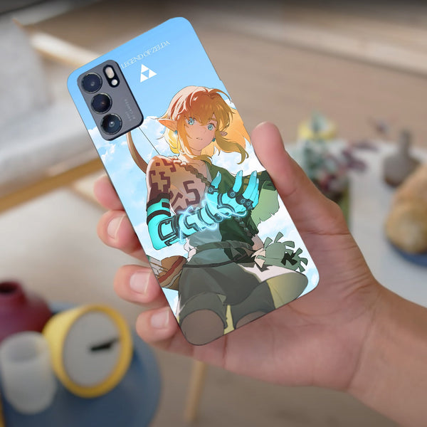 Husa compatibila cu Oppo Reno 5 4G model Link Legend of Zelda, Silicon, TPU, Viceversa