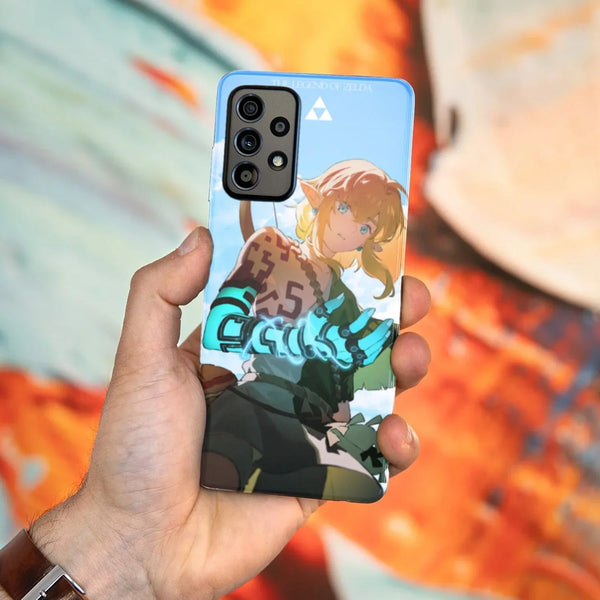Husa compatibila cu Samsung Galaxy A52 5G model Link Legend of Zelda, Silicon, TPU, Viceversa - Viceversa