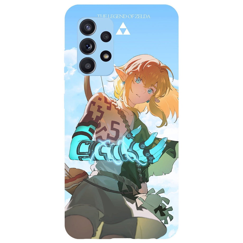 Husa compatibila cu Samsung Galaxy A73 5G model Link Legend of Zelda, Silicon, TPU, Viceversa
