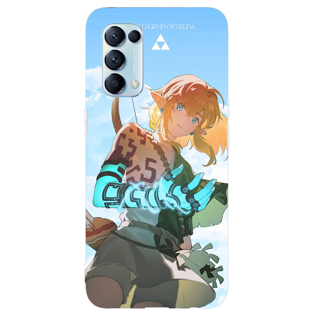 Husa compatibila cu Oppo Reno 5 4G model Link Legend of Zelda, Silicon, TPU, Viceversa