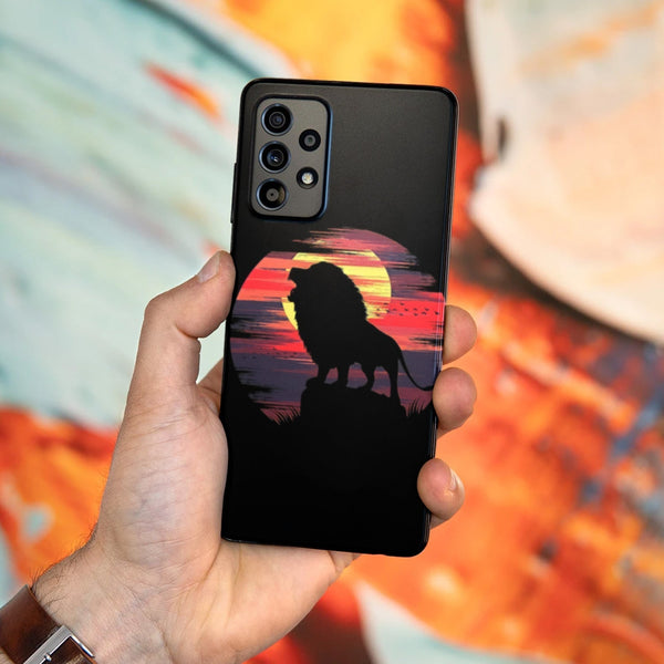 Husa compatibila cu Samsung Galaxy A73 5G model Lion King, Silicon, TPU, Viceversa