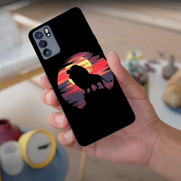 Husa compatibila cu Oppo Reno 5 4G model Lion King, Silicon, TPU, Viceversa