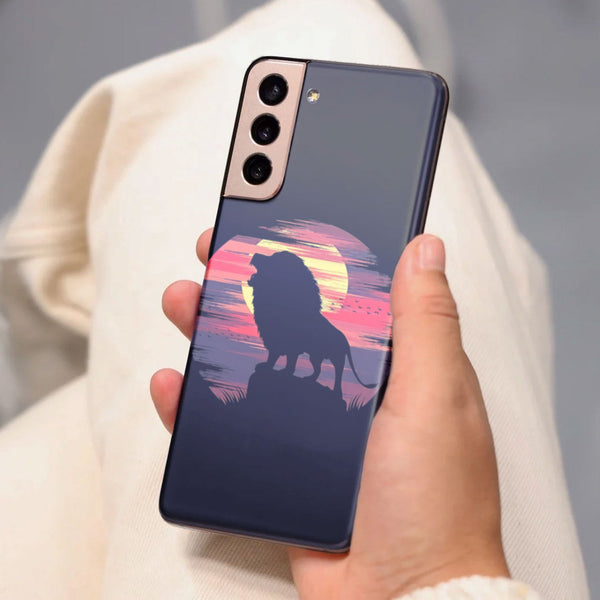 Husa Samsung Galaxy S21 FE model Lion King, Silicon, TPU, Viceversa