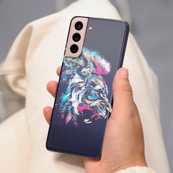 Husa compatibila cu Samsung Galaxy S21 FE model Lion roar, Silicon, TPU, Viceversa