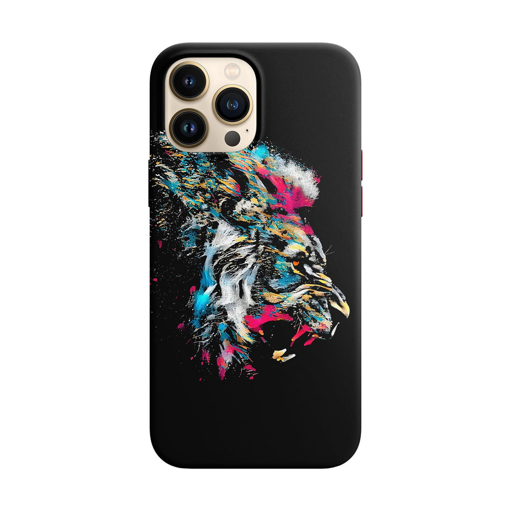 Husa compatibila cu Apple iPhone 12 Mini model Lion roar,Silicon, Tpu, Viceversa