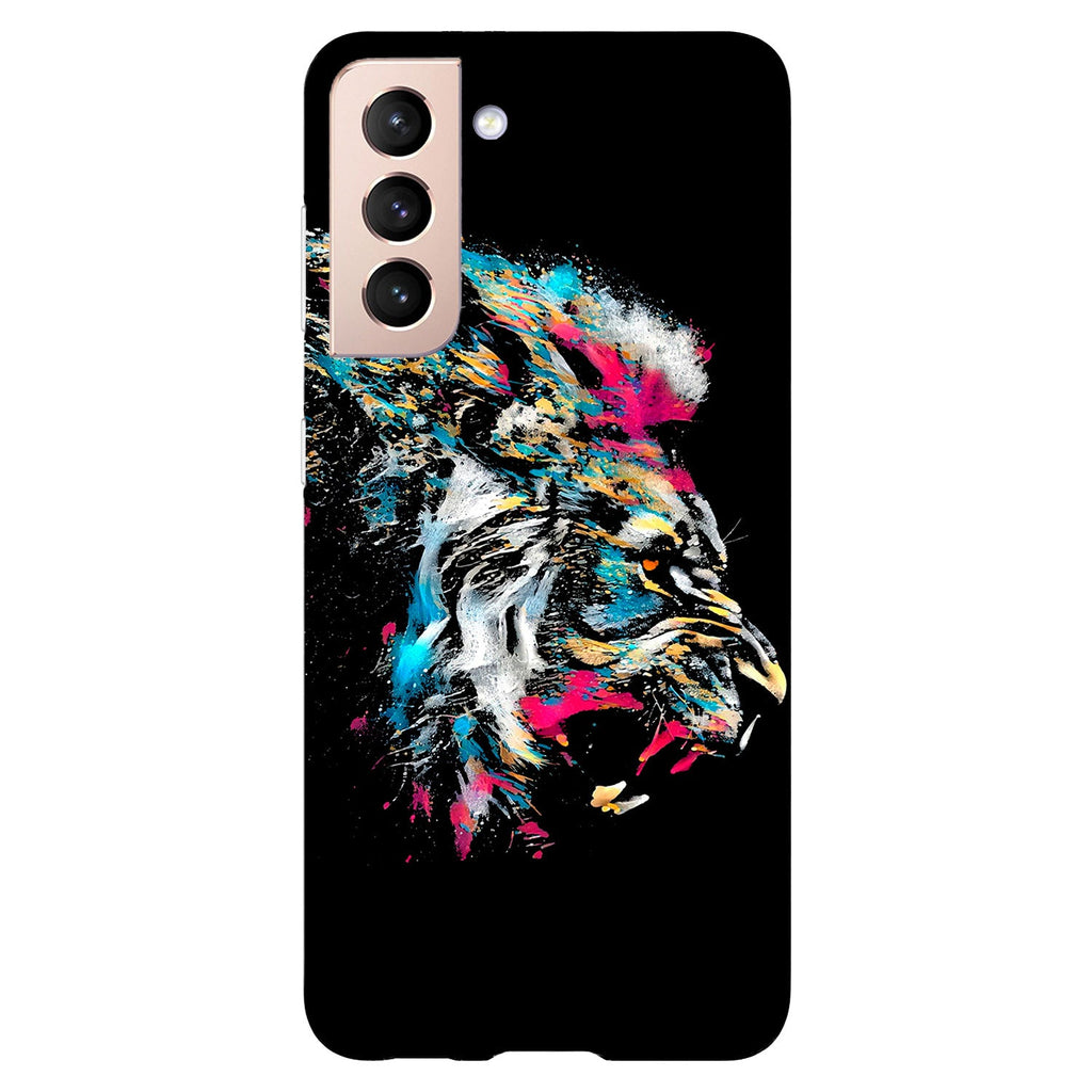 Husa compatibila cu Samsung Galaxy S21 FE model Lion roar, Silicon, TPU, Viceversa
