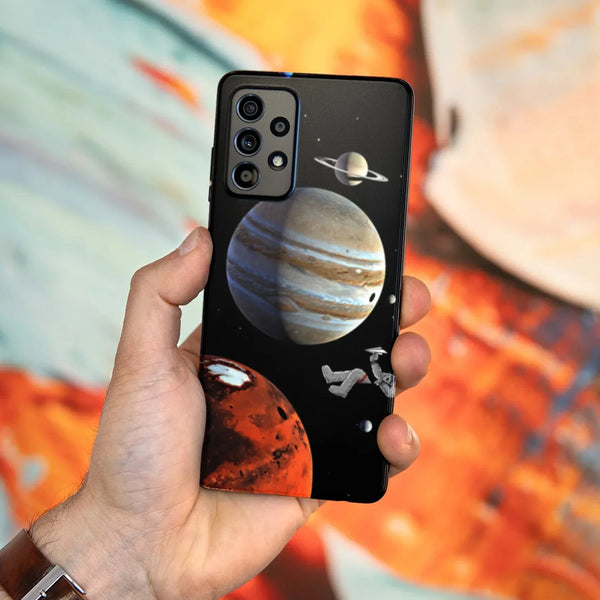 Husa compatibila cu Samsung Galaxy A53 5G model Living Among Planets, Silicon, TPU, Viceversa - Viceversa