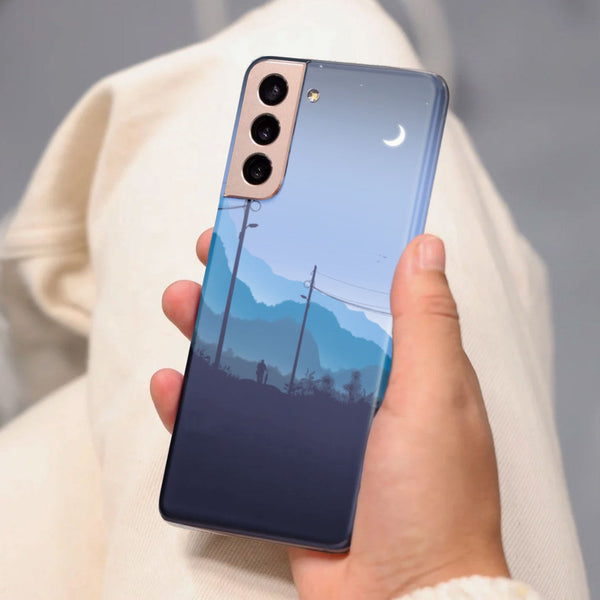 Husa compatibila cu Samsung Galaxy S21 FE model Lone Walker, Silicon, TPU, Viceversa