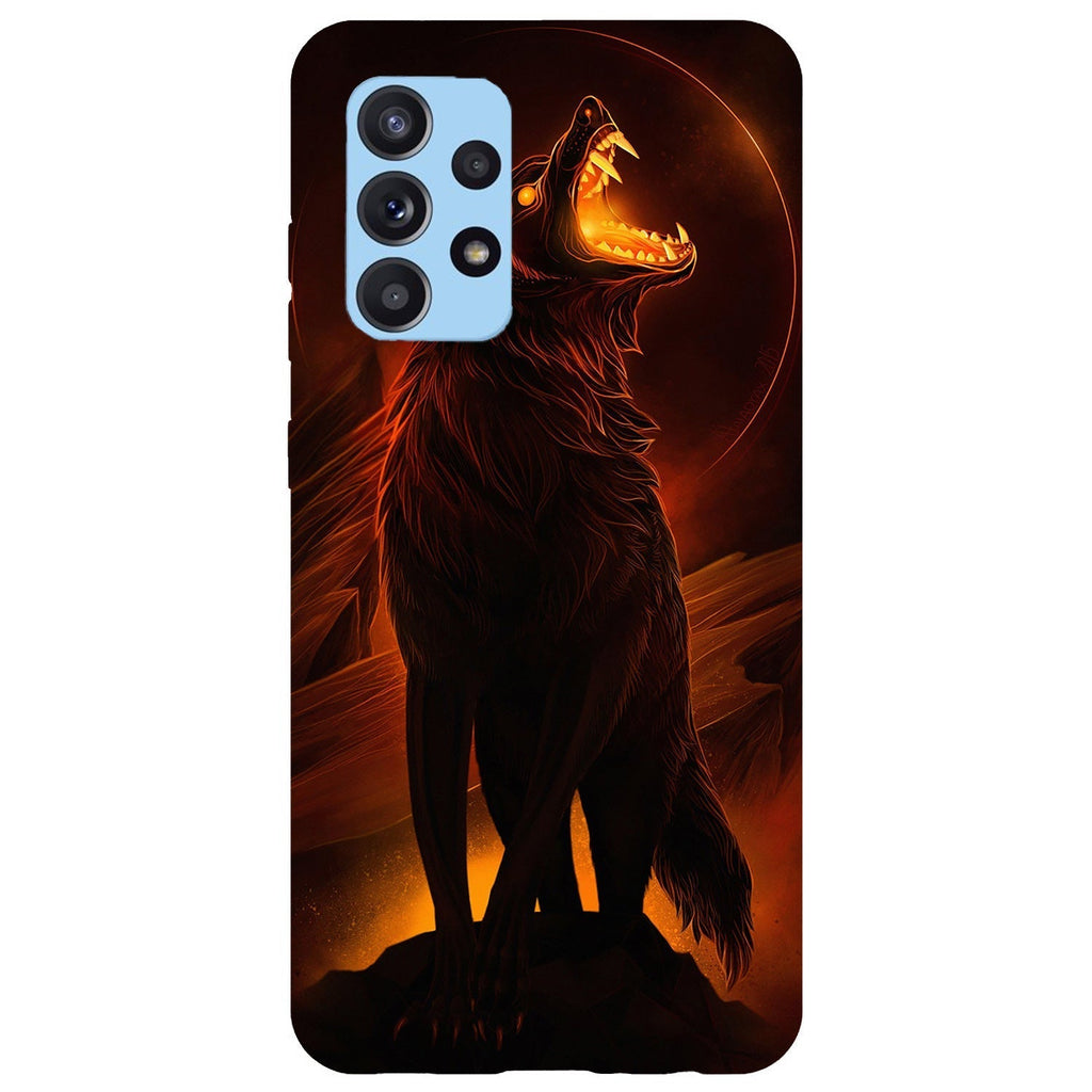 Husa compatibila cu Samsung Galaxy A73 5G model Lone Wolf, Silicon, TPU, Viceversa