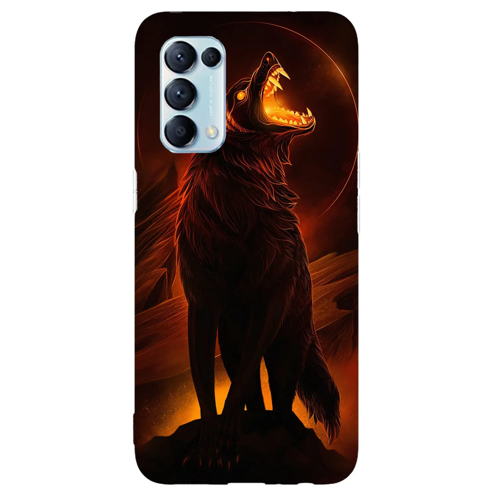 Husa compatibila cu Oppo Reno 6 Pro 5G model Lone Wolf, Silicon, TPU, Viceversa - Viceversa