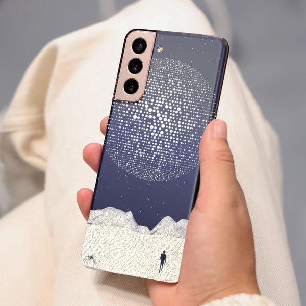 Husa compatibila cu Samsung Galaxy S21 FE model Lost in cosmos, Silicon, TPU, Viceversa