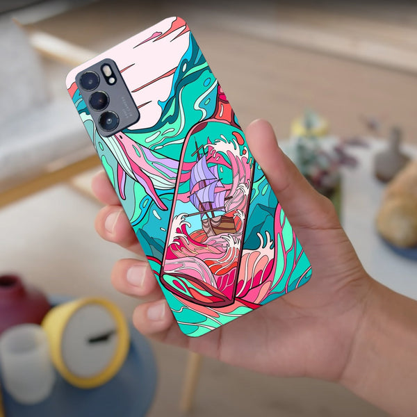 Husa compatibila cu Oppo Reno 5 4G model Lost inside, Silicon, TPU, Viceversa