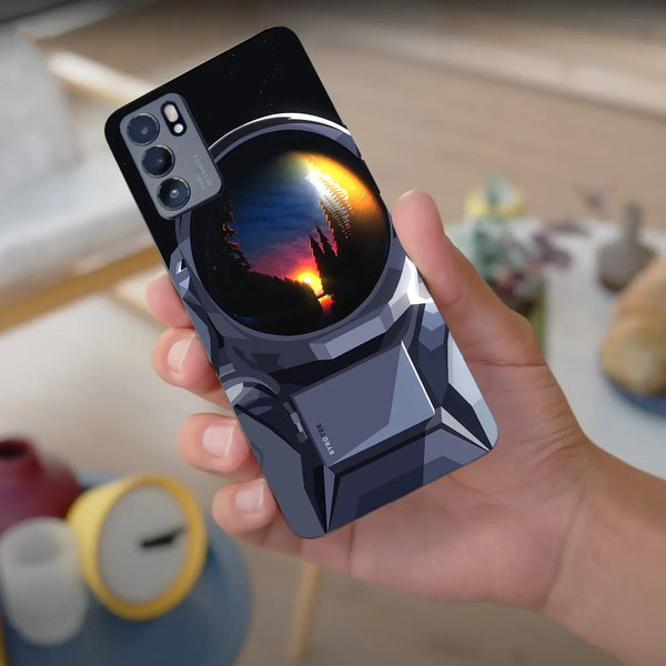 Husa compatibila cu Oppo Find X3 model Love Outer Space, Silicon, TPU, Viceversa - Viceversa