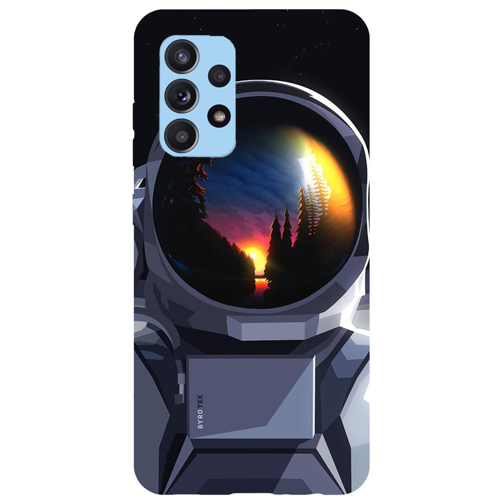 Husa compatibila cu Samsung Galaxy A73 5G model Love Outer Space, Silicon, TPU, Viceversa