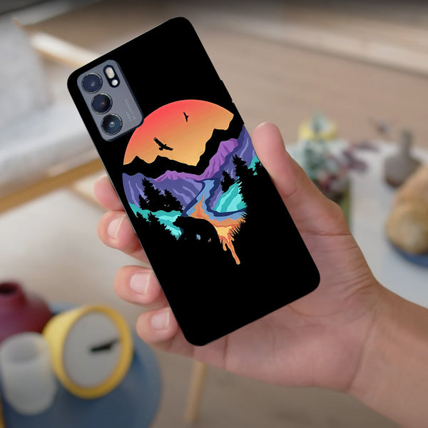 Husa compatibila cu Oppo Reno 5 4G model Lovely Nature, Silicon, TPU, Viceversa