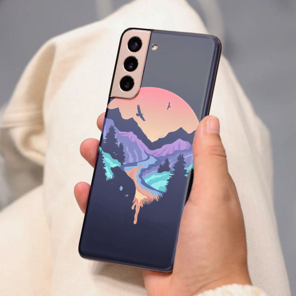 Husa Samsung Galaxy S21 FE model Love Outer Space, Silicon, TPU, Viceversa