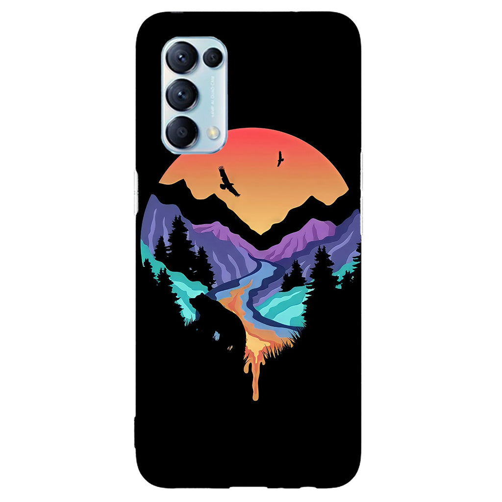 Husa compatibila cu Oppo Reno 5 4G model Lovely Nature, Silicon, TPU, Viceversa