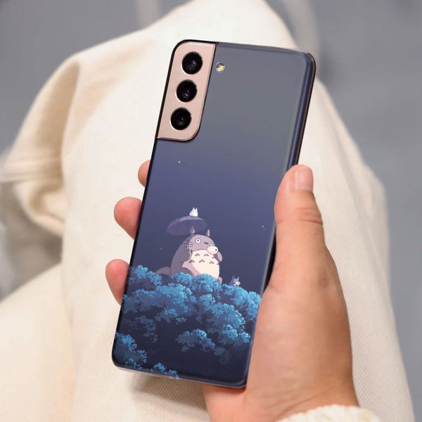 Husa compatibila cu Samsung Galaxy S21 FE model Lovely Totoro, Silicon, TPU, Viceversa