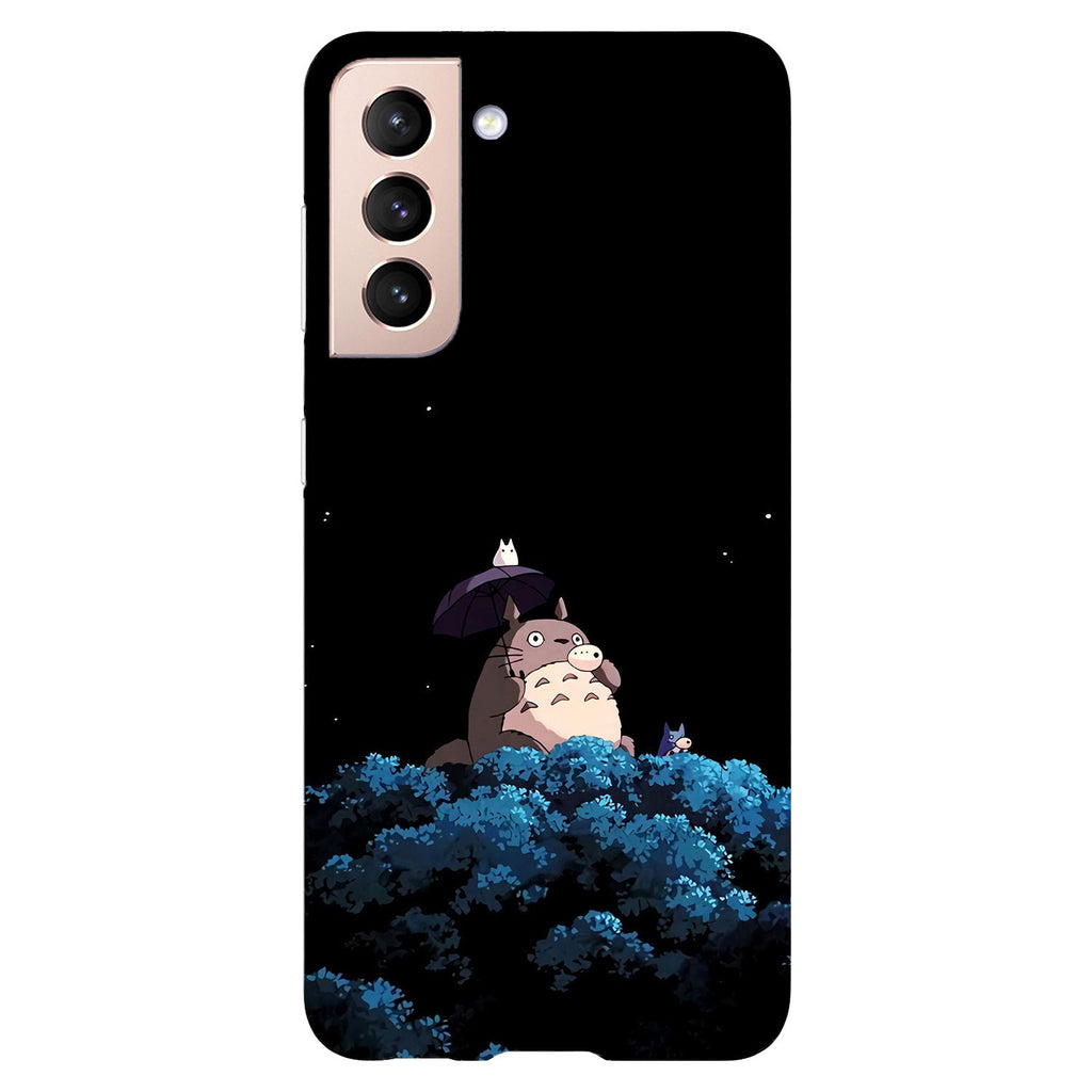 Husa compatibila cu Samsung Galaxy S21 FE model Lovely Totoro, Silicon, TPU, Viceversa