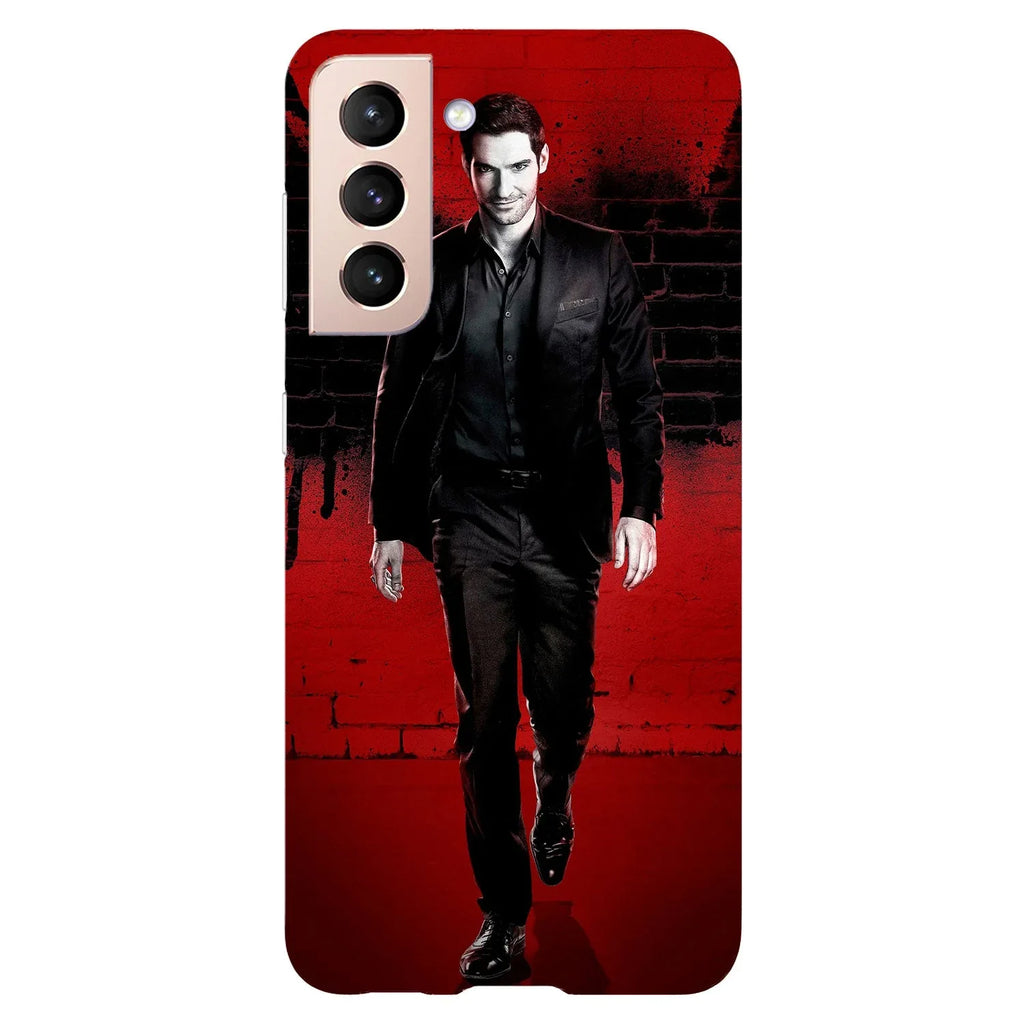 Husa compatibila cu Samsung Galaxy S21 Plus model Lucifer, Silicon, TPU, Viceversa - Viceversa