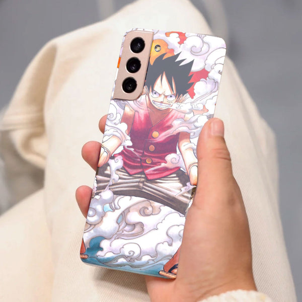 Husa compatibila cu Samsung Galaxy S21 FE model Luffy One piece, Silicon, TPU, Viceversa