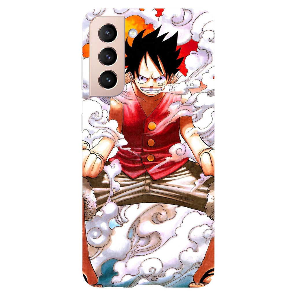 Husa compatibila cu Samsung Galaxy S21 FE model Luffy One piece, Silicon, TPU, Viceversa