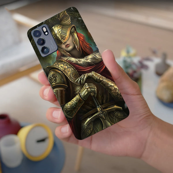 Husa compatibila cu Oppo Reno 5 4G model Malenia Blade of Miquella Elden Ring, Silicon, TPU, Viceversa