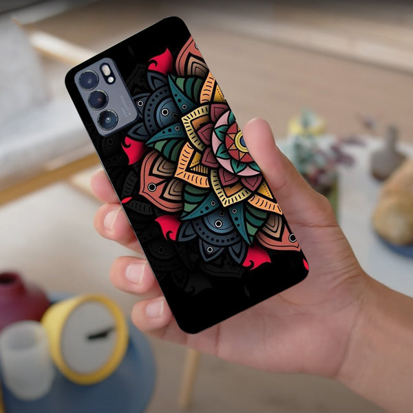Husa compatibila cu Oppo Reno 5 4G model Mandala Art, Silicon, TPU, Viceversa