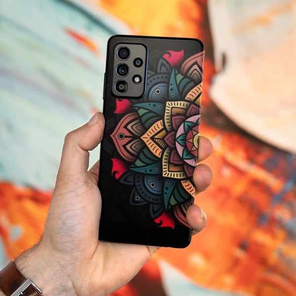 Husa compatibila cu Samsung Galaxy A73 5G model Mandala Art, Silicon, TPU, Viceversa