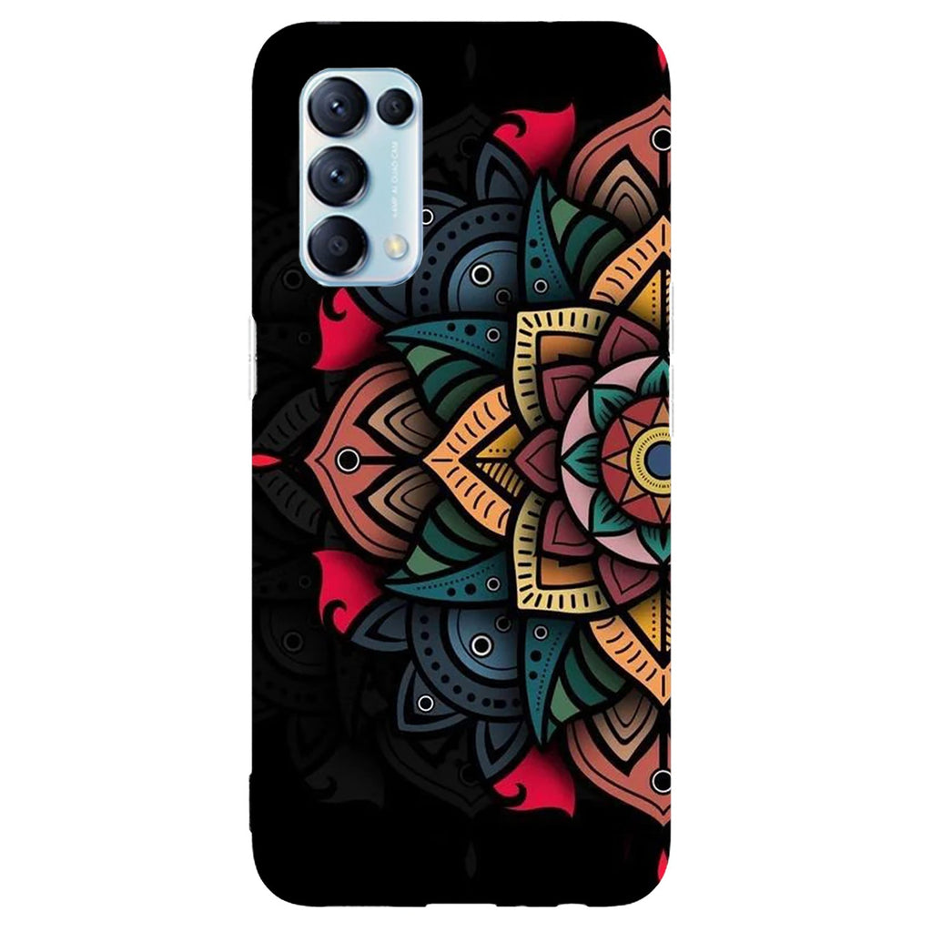 Husa compatibila cu Oppo Reno 5 4G model Mandala Art, Silicon, TPU, Viceversa