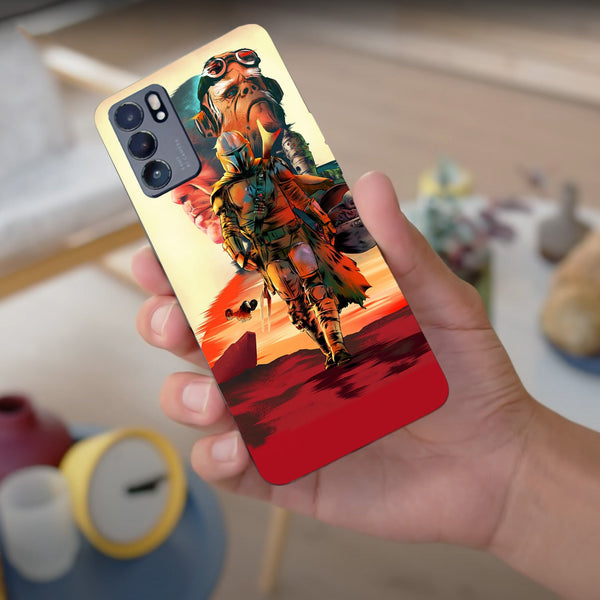 Husa compatibila cu Oppo Reno 5 4G model Mandalorian, Silicon, TPU, Viceversa