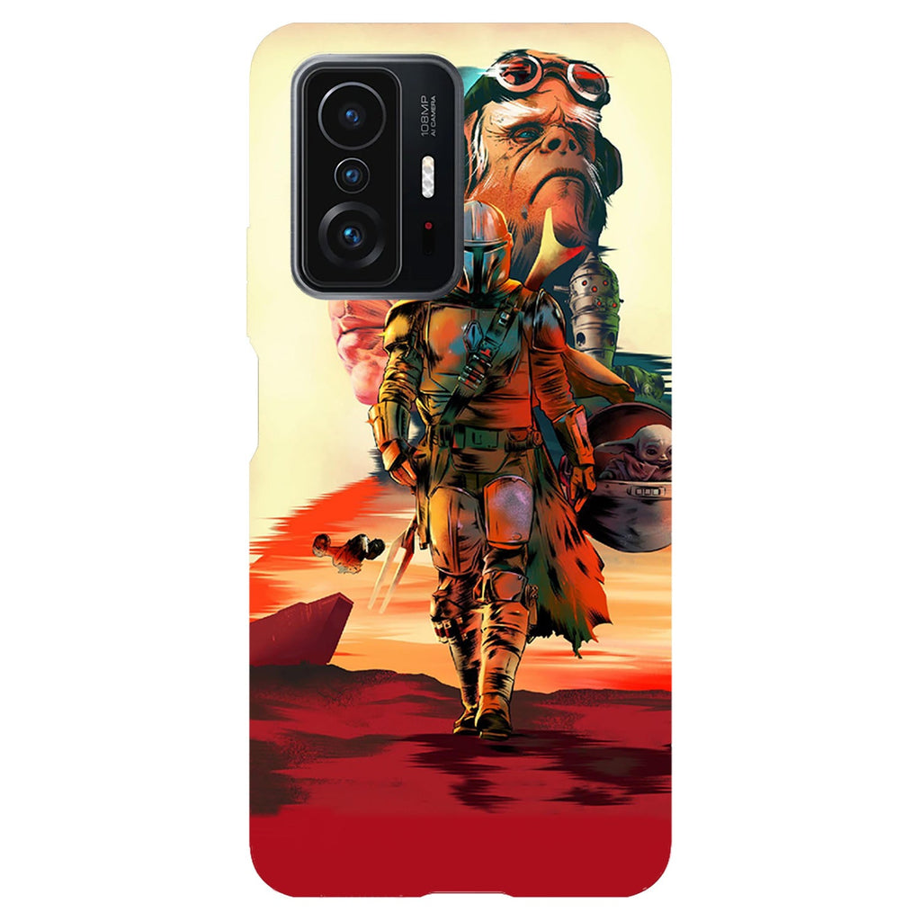 Husa compatibila cu Xiaomi Mi 11 Lite model Mandalorian, Silicon, TPU, Viceversa