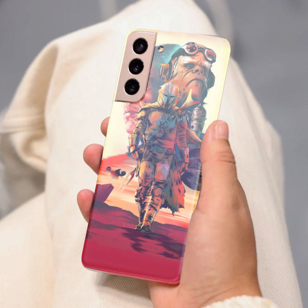 Husa Samsung Galaxy S21 FE model Mandalorian, Silicon, TPU, Viceversa