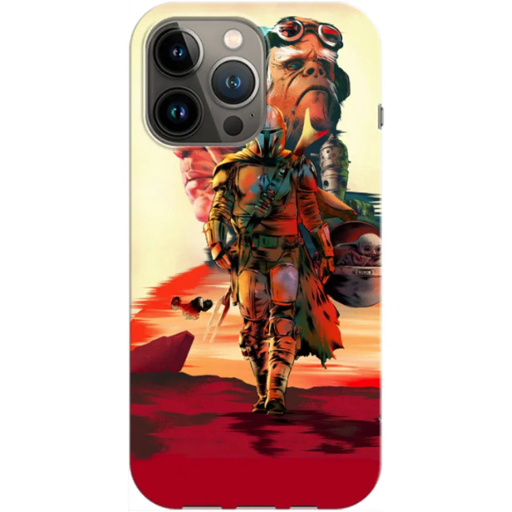 Husa compatibila cu Apple iPhone 14 Pro Max model Mandalorian, Silicon, TPU, Viceversa - Viceversa