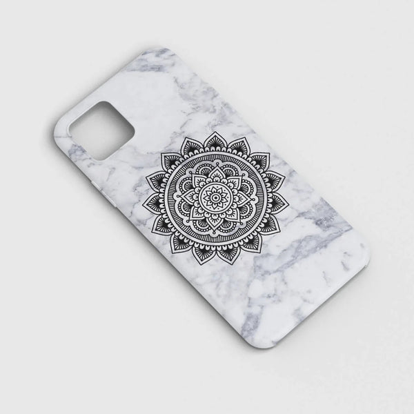 Husa compatibila cu Apple iPhone 11 model Marble Mandala, Silicon, TPU, Viceversa - Viceversa