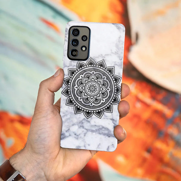 Husa compatibila cu Samsung Galaxy A53 5G model Marble Mandala, Silicon, TPU, Viceversa - Viceversa