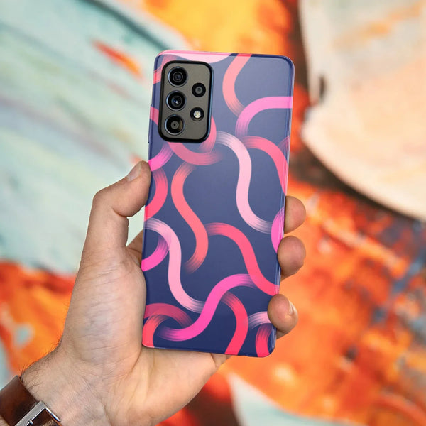 Husa compatibila cu Samsung Galaxy A53 5G model Material design, Silicon, TPU, Viceversa - Viceversa